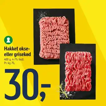 Føtex Hakket okse-eller grisekød tilbud