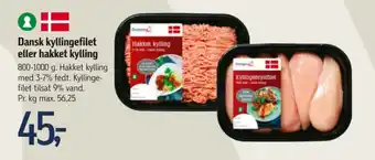 Føtex Dansk kyllingefilet eller hakket kylling tilbud