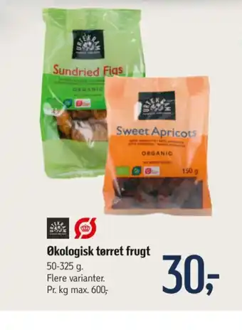 Føtex Økologisk tørret frugt tilbud