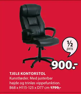JYSK Tjele kontorstol tilbud