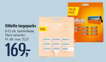 Føtex Gillette largepacks tilbud
