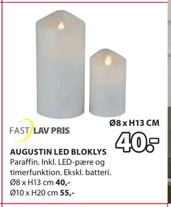 JYSK Augustin led bloklys tilbud