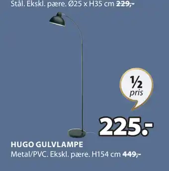 JYSK Hugo gulvlampe tilbud