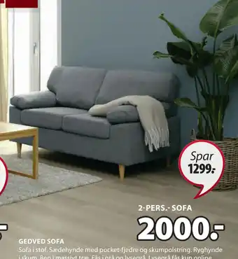 JYSK Gedved sofa tilbud