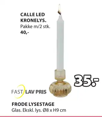 JYSK Frode lysestage tilbud