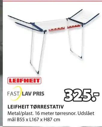 JYSK Leifheit tørrestativ tilbud