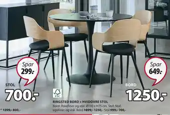 JYSK Ringsted bord tilbud