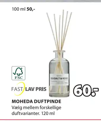JYSK Moheda duftpinde tilbud