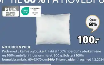 JYSK Notodden pude tilbud
