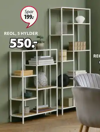 JYSK Trappedal reol tilbud