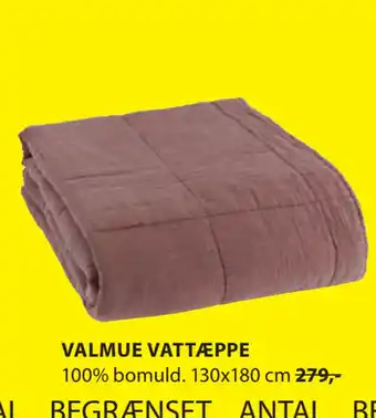 JYSK Valmue vattæppe tilbud