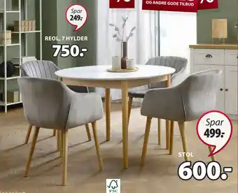 JYSK Trappedal reol tilbud