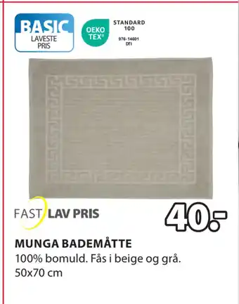 JYSK Munga bademåtte tilbud