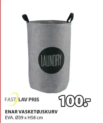 JYSK Enar vasketøjskurv tilbud