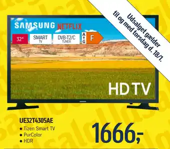 Føtex Samsung ue32t4305ae tilbud