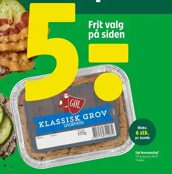 Coop 365 Gøl leverpostej* tilbud