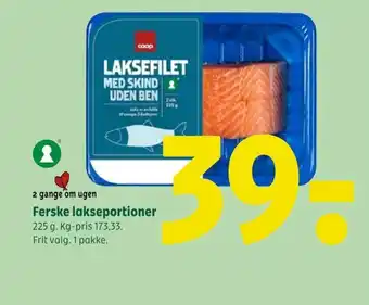 Coop 365 Ferske lakseportioner tilbud