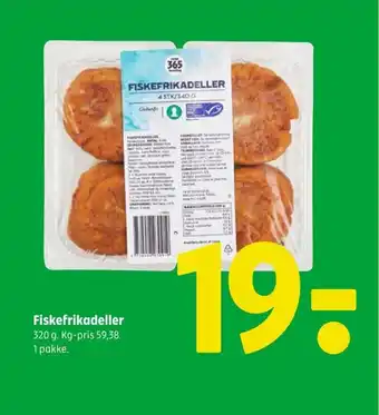 Coop 365 Fiskefrikadeller tilbud