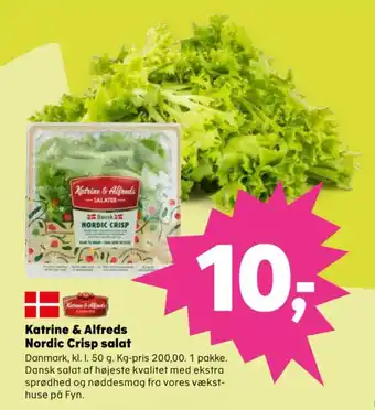 Kvickly Katrine & Alfreds Nordic Crisp salat tilbud
