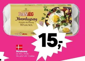 Kvickly Skrabeæg tilbud