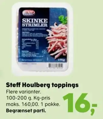 Kvickly Steff Houlberg toppings tilbud