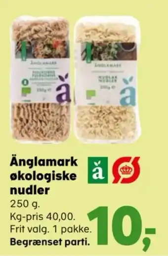 Kvickly Änglamark okologiske nudler tilbud