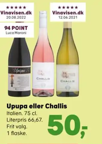 Upupa eller Challis