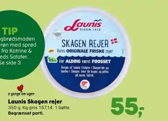 Kvickly Launis Skagen rejer tilbud