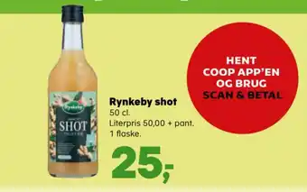 Kvickly Rynkeby shot tilbud