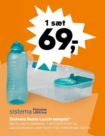 Kvickly Sistema Bento Lunch sampak* tilbud