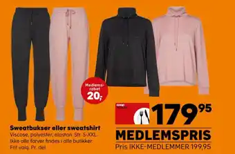 Sweatbukser eller sweatshirt