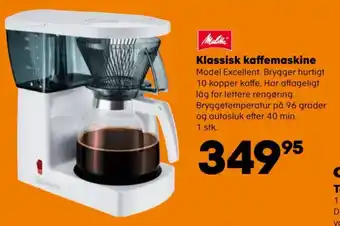 Kvickly Klassisk kaffemaskine tilbud