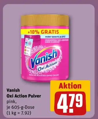 REWE Vanish Oxi Action Pulver tilbud