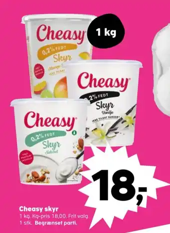 SuperBrugsen Cheasy skyr tilbud