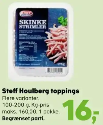 SuperBrugsen Steff Houlberg toppings tilbud