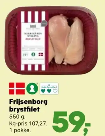SuperBrugsen Frijsenborg brystfilet tilbud