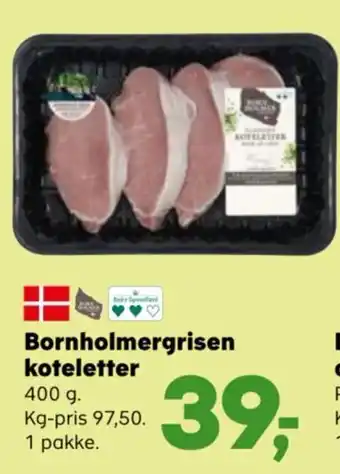 SuperBrugsen Bornholmergrisen koteletter tilbud