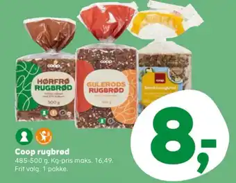 SuperBrugsen Coop rugbrød tilbud