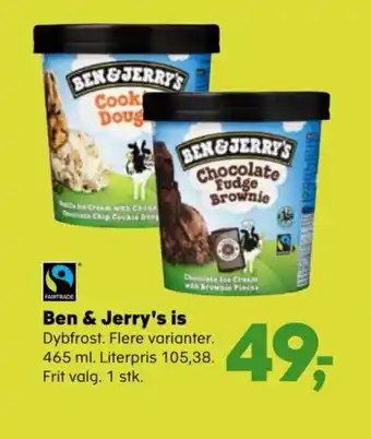 SuperBrugsen Ben & Jerry's is tilbud
