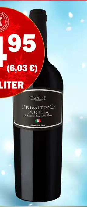 Købmandsgården Primitivo puglia tilbud