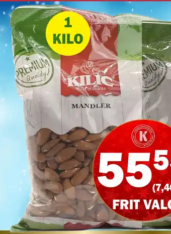 Købmandsgården Kilic mandler tilbud