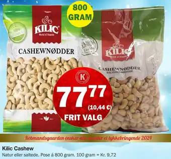 Købmandsgården Kilic cashew tilbud