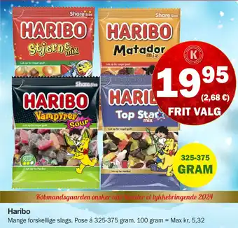 Købmandsgården Haribo tilbud