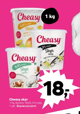 Kvickly Cheasy skyr tilbud