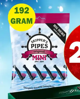 Købmandsgården Skippers pipes mini tilbud