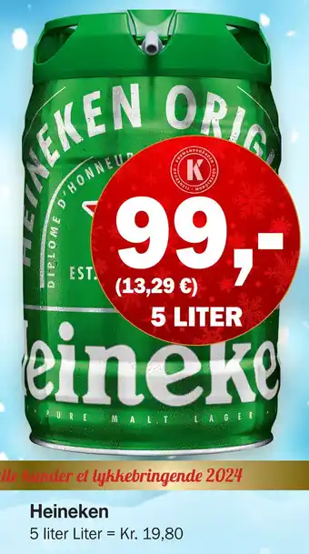 Købmandsgården Heineken tilbud