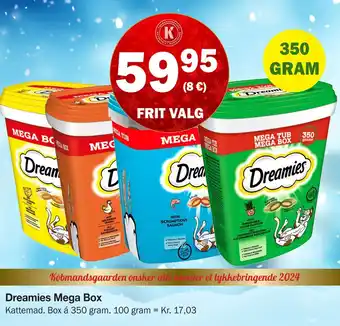 Købmandsgården Dreamies mega box tilbud