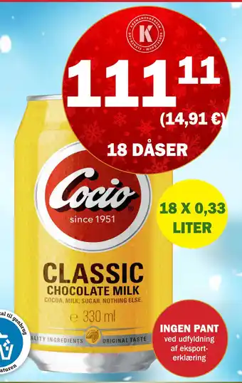 Købmandsgården Cocio classic dåser tilbud