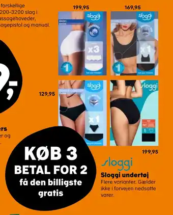 Kvickly Sloggi undertøj tilbud