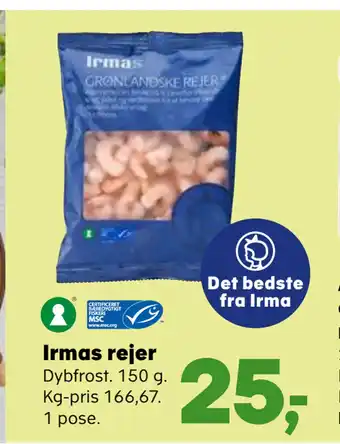 SuperBrugsen Irmas rejer tilbud
